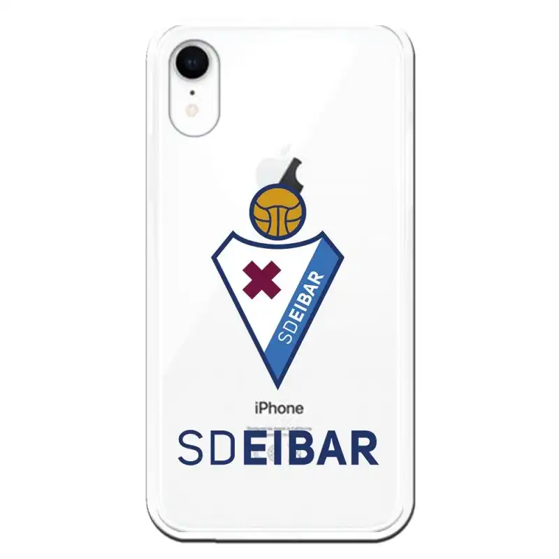 Funda Licencia Oficial SD Eibar Escudo Transparente para iPhone XR