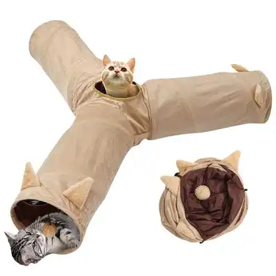IntiMeg Túnel para gatos de tres canales - Una pieza - IntiMeg - Comparador de precios
