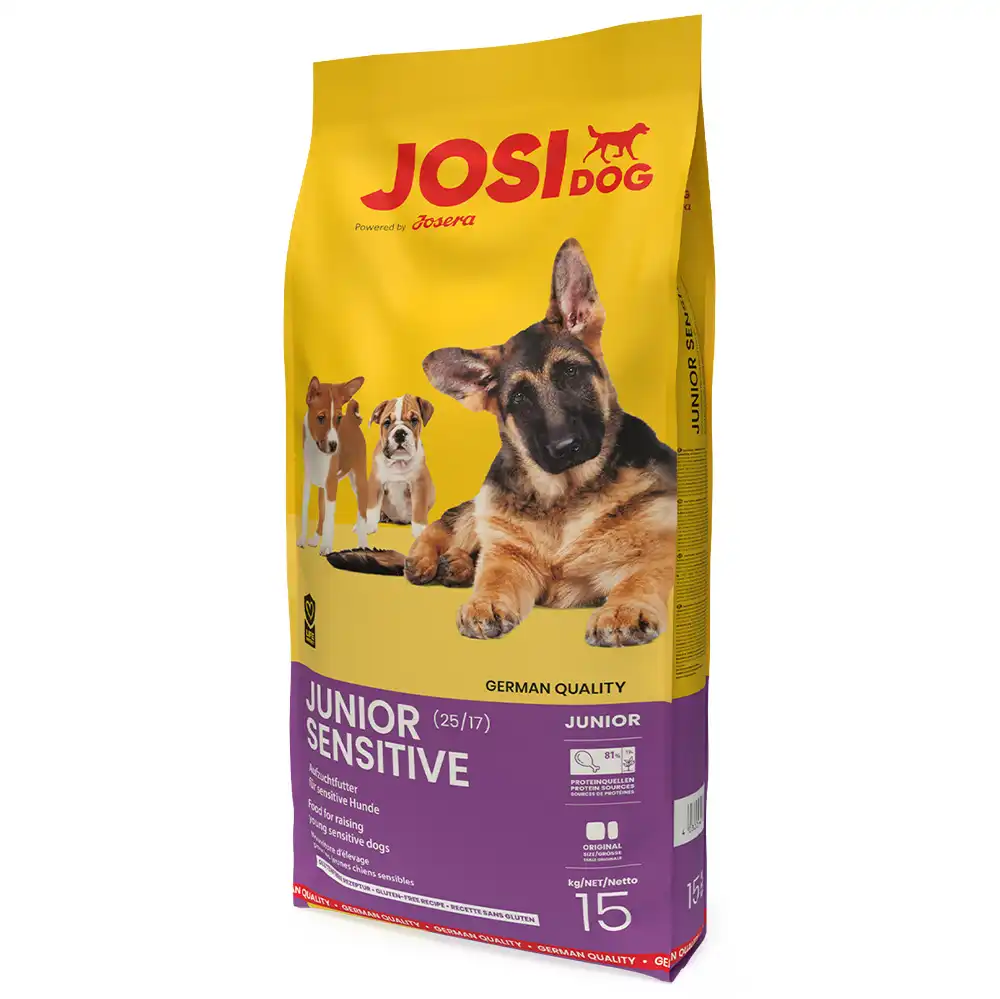 JosiDog Junior Sensible - 15 kg