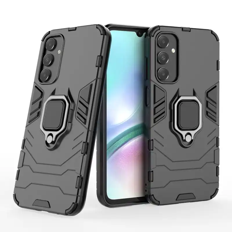 Max Power Digital Funda Magnética Negra con Anillo Giratorio para Samsung Galaxy A15