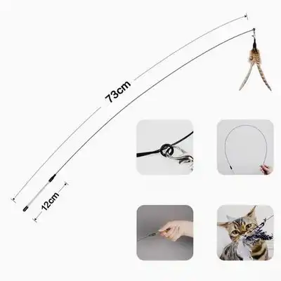MCBOSON Kit de rascador para gatos con mango de madera - 1 unidad - Mcboson - Comparador de precios