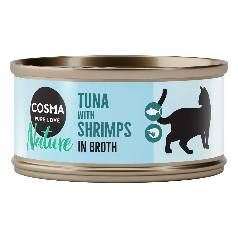 Pack Ahorro: Cosma Nature 24 x 70 g - Atún y gambas - Cosma - Comparador de precios