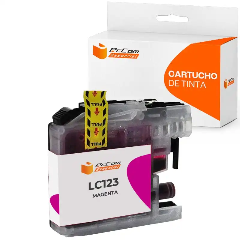 Pccom Essential Brother Lc123/lc121 Cartucho Tinta Compatible Magenta
