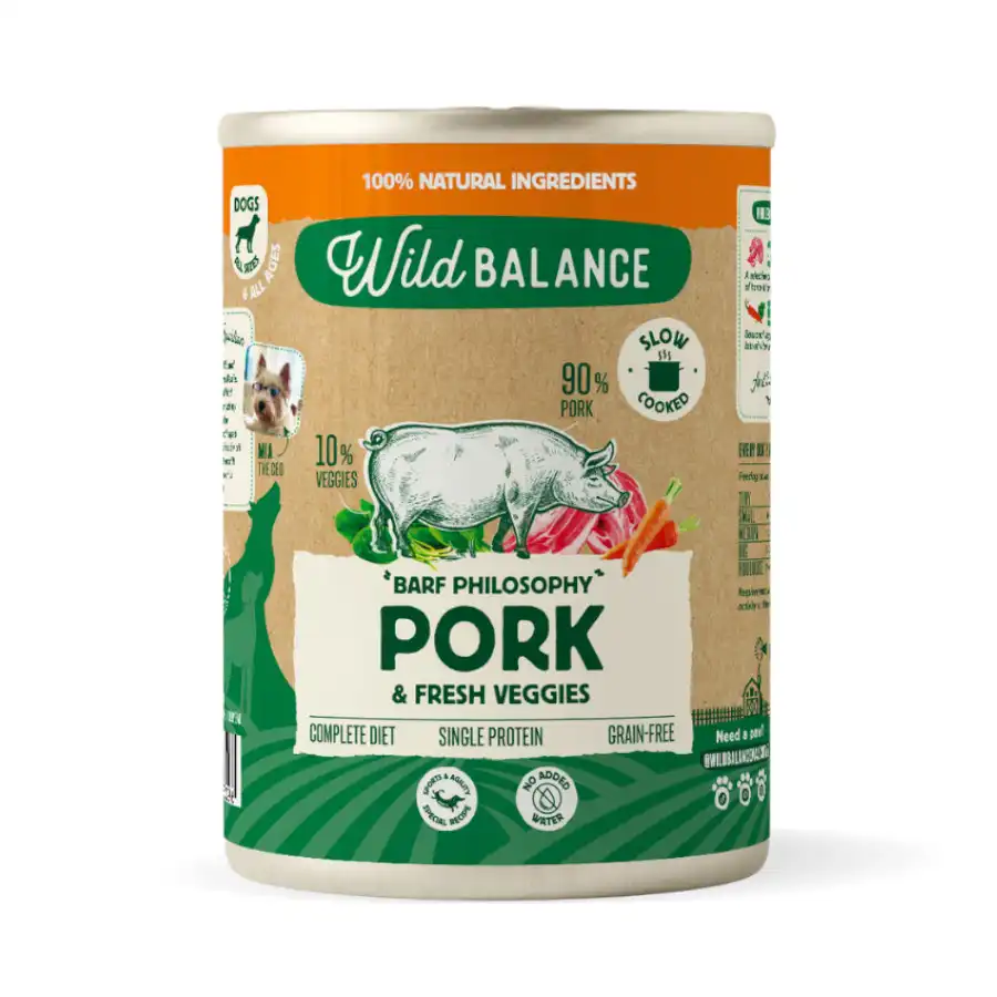 Wild Balance Cerdo lata para perros - 400 g - Wild Balance - Comparador de precios