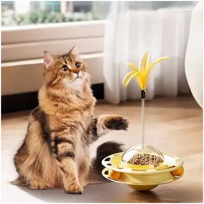 ZooVenture  rompecabezas para gatos con taza amarilla - 18*18*28 cm - Zooventure - Comparador de precios