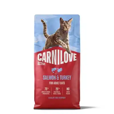Carnilove Active Cat con salmón y pavo - 6 kg - Carnilove - Comparador de precios