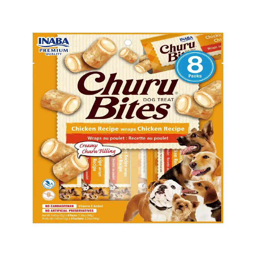 Churu Bocaditos Bites de Pollo para perros – Multipack 8 - Churu - Comparador de precios