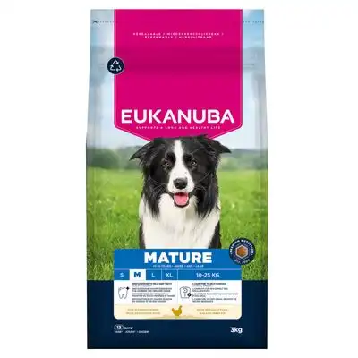 Eukanuba Premium Nutrition Mature Medium Breed pollo - 3 kg - Eukanuba - Comparador de precios