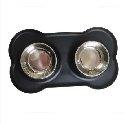 FurryFusion Cuenco doble para perros de silicona y acero inoxidable - Artículo 1 - Furry Fusion - Comparador de precios