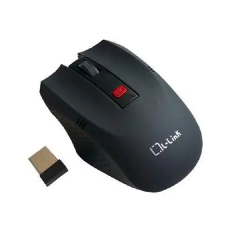 L-Link LL-2095-N Ratón Optico Inalambrico 1600DPI Negro