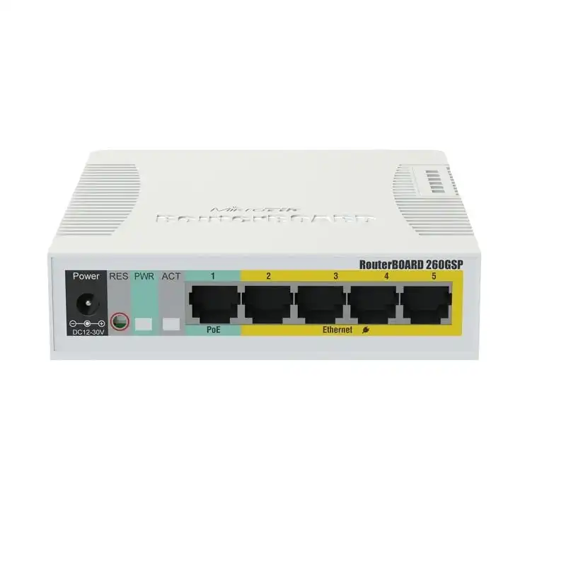 MikroTik RB260GSP Switch 5 Puertos Gigabit + 1 SFP