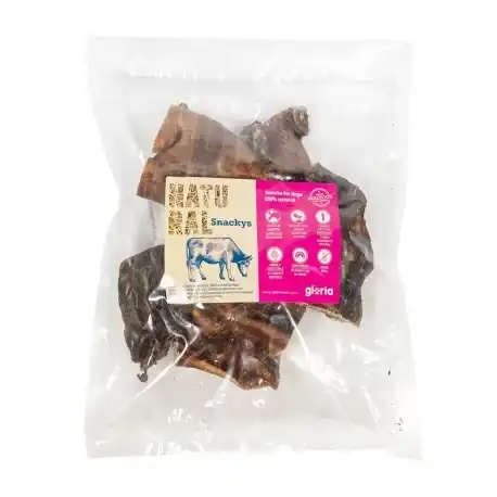 Natural Snackys Snack para Perros Morros de Ternera, 1 x 400 gr - Snackys - Comparador de precios
