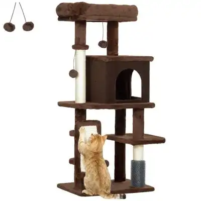 PawHut Árbol para Gato - Marrón - PawHut - Comparador de precios