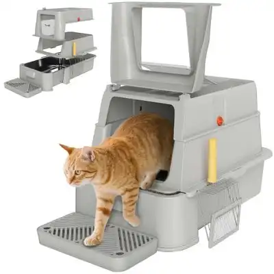 PawHut Arenero para Gato - Gris Claro - PawHut - Comparador de precios