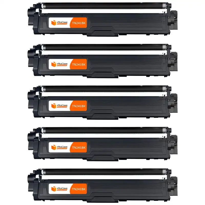 Pccom Essential Tóner Compatible Brother TN241/TN242 Negro Pack 5