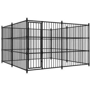 Perrera De Exterior | Jaula Para Perro | Parque Para Mascotas 300x300x185 Cm Cfw783704