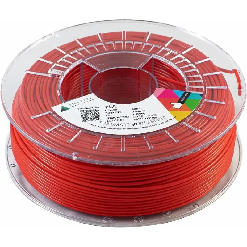 Smartfil Filamento PLA 3D 2.85mm 1Kg Ruby