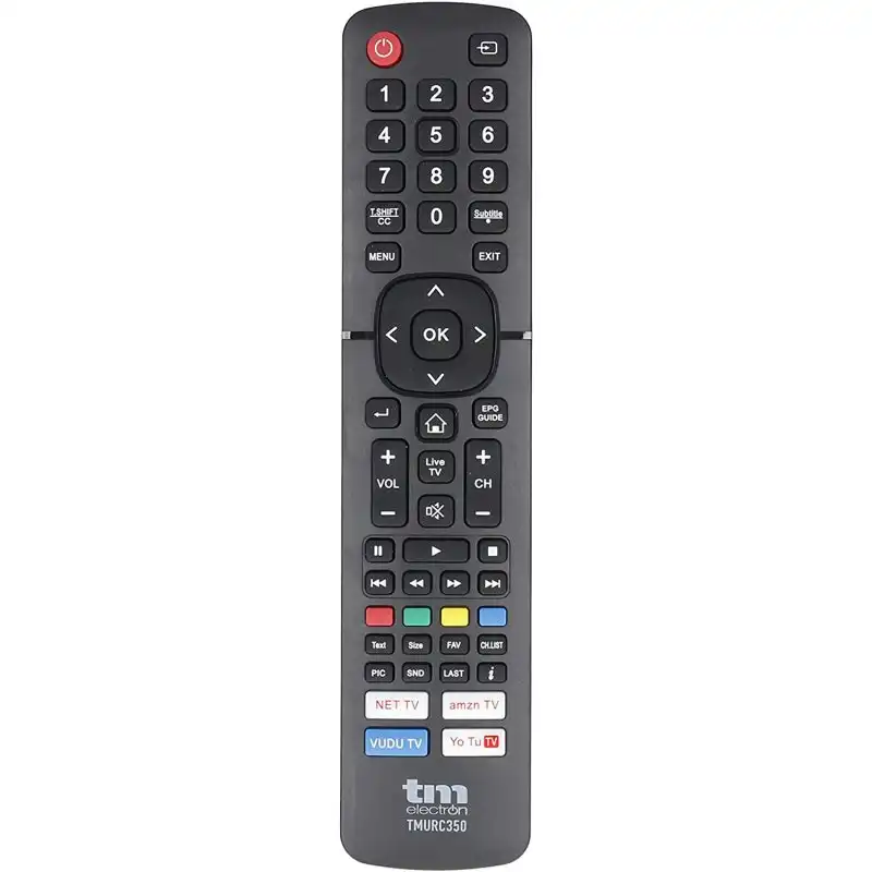 TM Electron TMURC350 Mando a Distancia Universal Compatible con Televisores Hisense