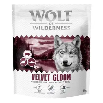 Wolf of Wilderness Adult «Velvet Gloom» pavo y trucha, sin cereales - 1 kg - Receta nueva - Wolf of Wilderness - Comparador de precios