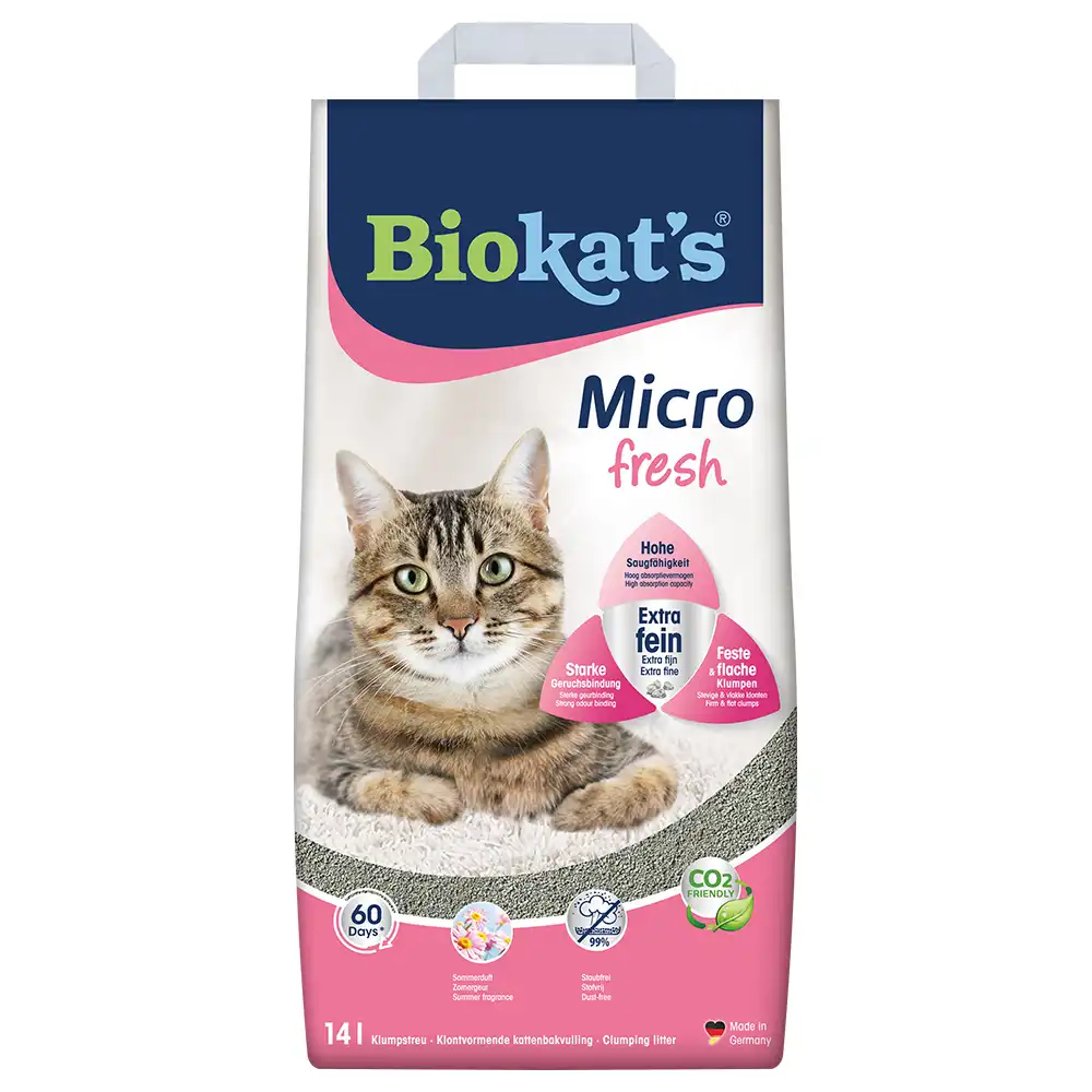 Biokat's Micro Fresh arena aglomerante - 14 l - Biokat's - Comparador de precios