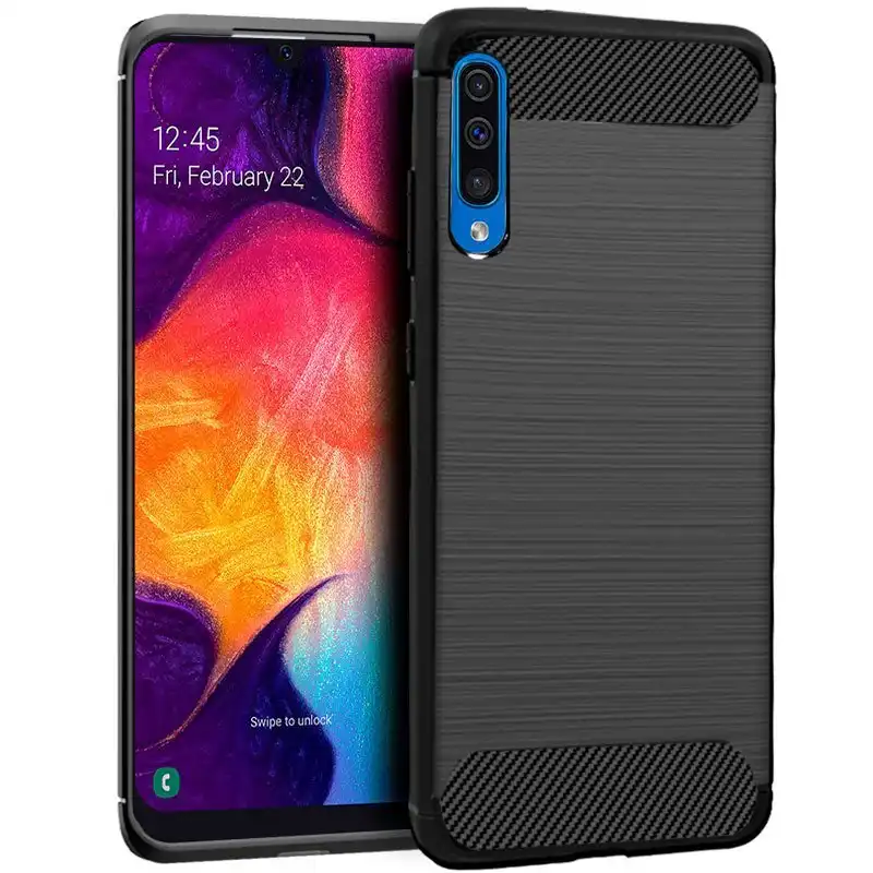 Cool Funda Carbón Negro para Samsung Galaxy A50 / A30s