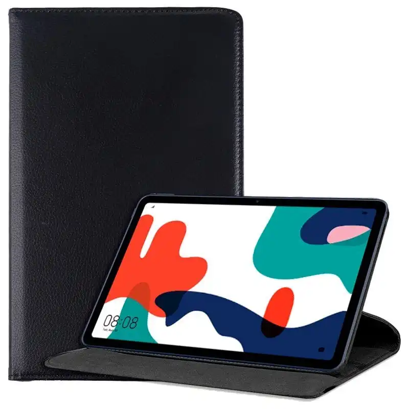 Cool Funda Libro Liso Negro para Huawei Matepad 10.4"