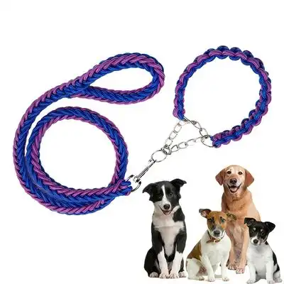 FurryFusion Correa de nailon trenzado para perros - SG - Furry Fusion - Comparador de precios
