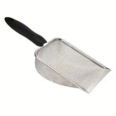 IntiMeg Pala para arena de gato de acero inoxidable - Mango de plástico - IntiMeg - Comparador de precios
