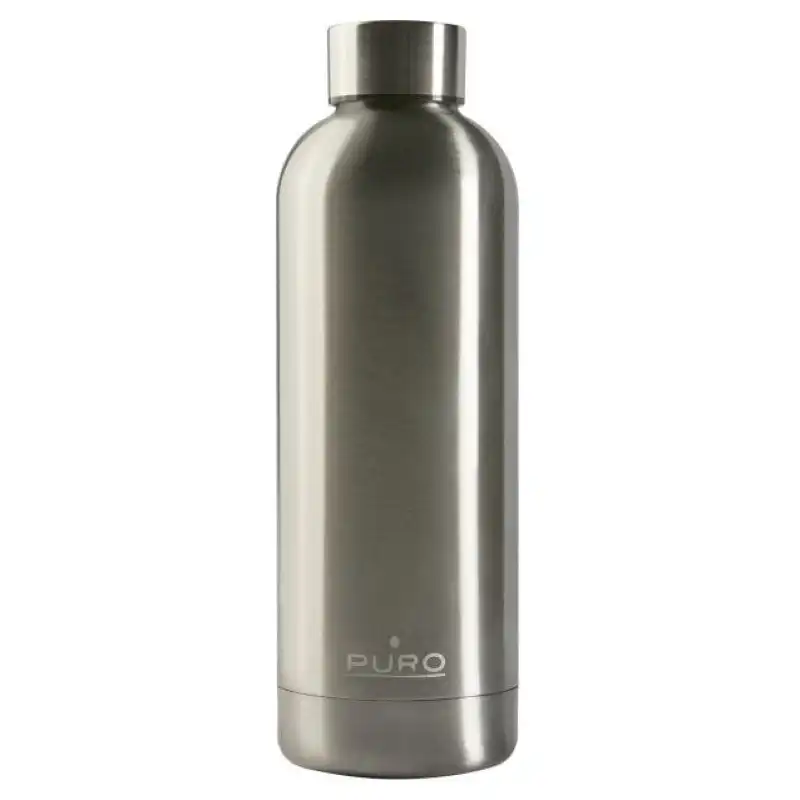 Puro H&c Botella de Acero Inoxidable Doble Pared 500ml Plata