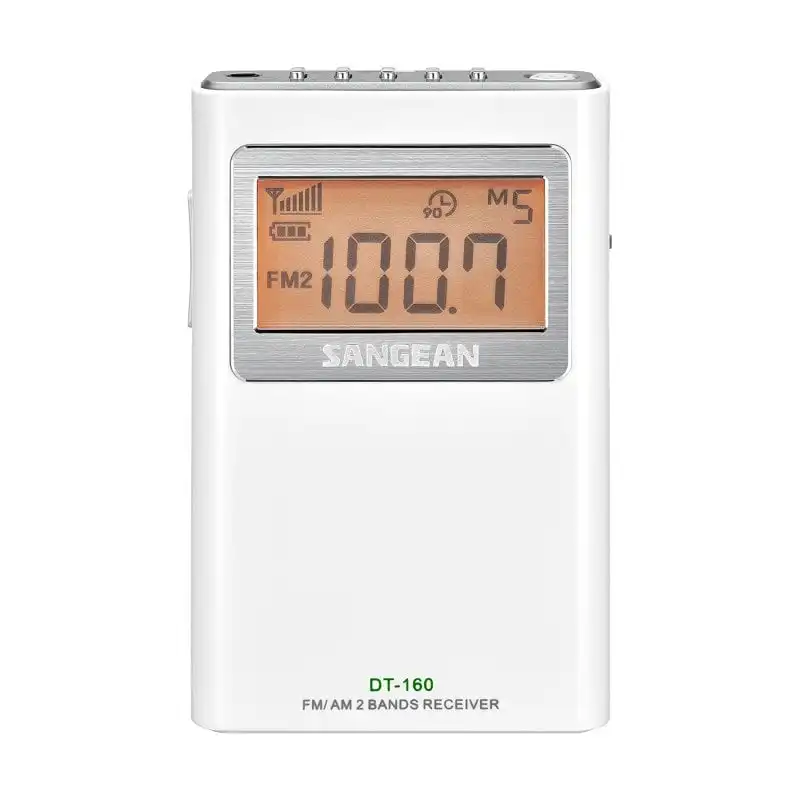 Sangean Pocket 160 Radio FM/AM Portátil Blanca
