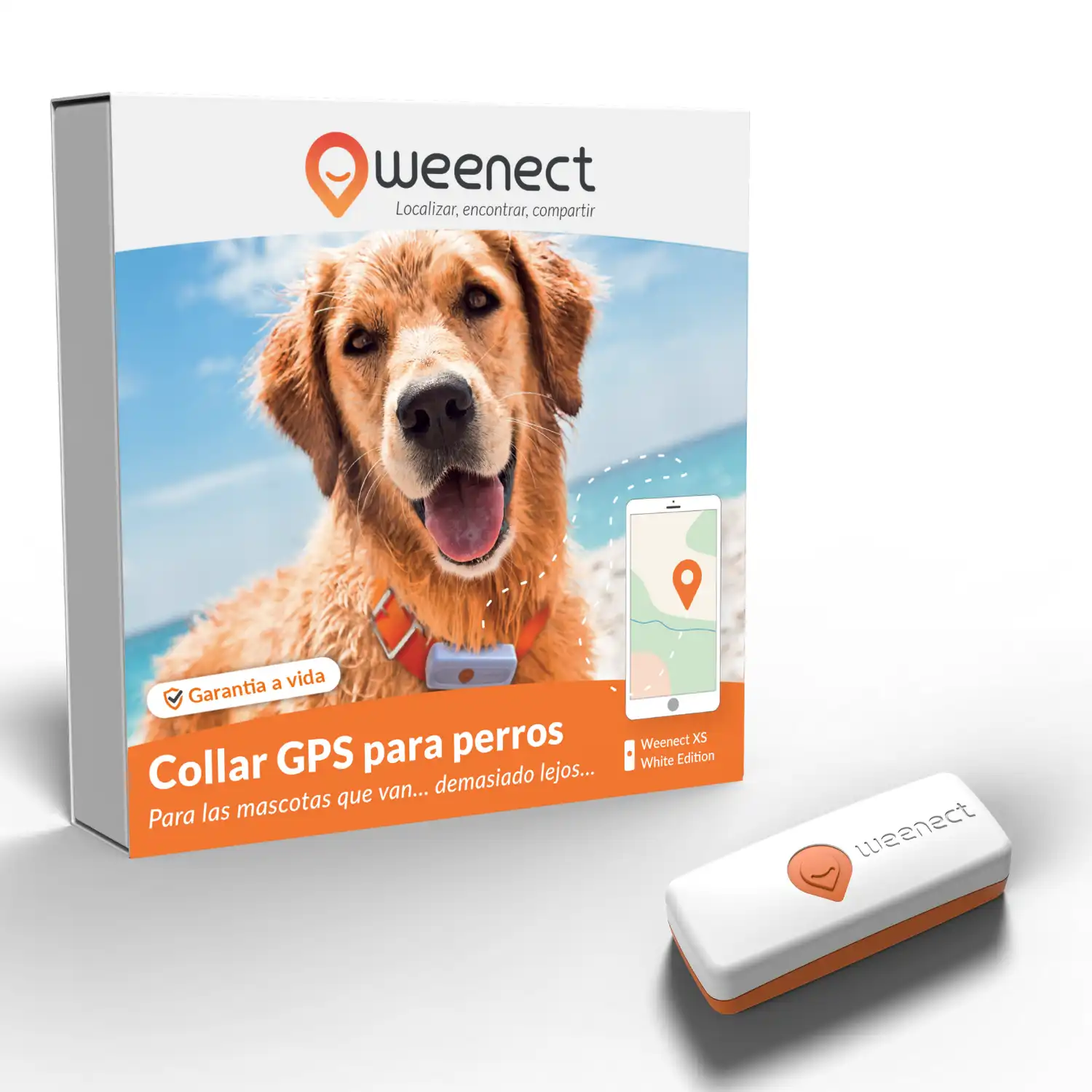 Weenect XS - GPS para perro (Blanco) - WEENECT - Comparador de precios