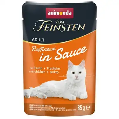 animonda vom Feinsten Adult Raffinesse en salsa 24 x 85 g - con pollo y pavo - Animonda Vom Feinsten - Comparador de precios