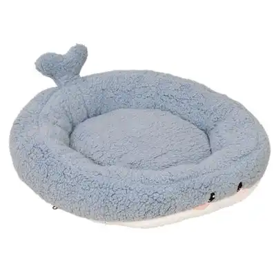Cama TIAKI Teddy Whale para mascotas - Tamaño L: 80 x 18 cm (Diám x Al) - TIAKI - Comparador de precios