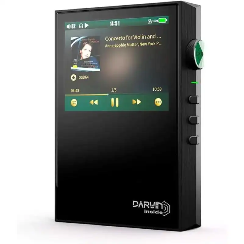 Hiby RS2 Reproductor Hi-Res con Pure Audio System y hasta 4TB de Almacenamiento Compatible