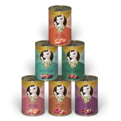 Kitty Cat Adult Paté 24 x 400 g - Pack Ahorro - Pack mixto II (6 variedades) - Kitty Cat - Comparador de precios
