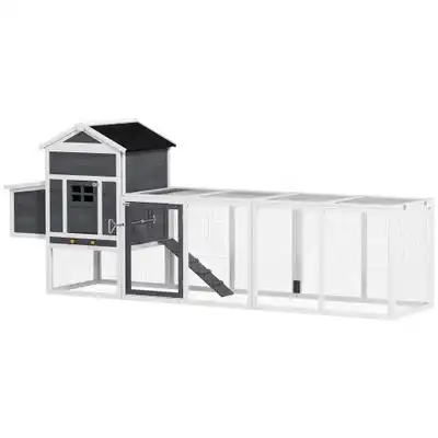 PawHut Gallinero para Exterior - Blanco - PawHut - Comparador de precios
