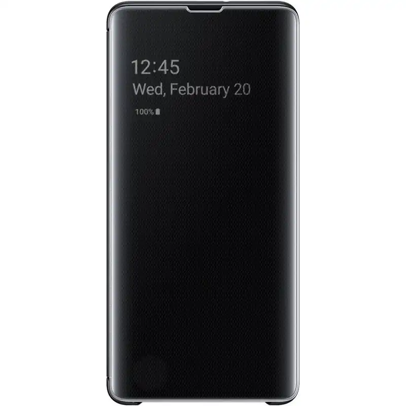 Samsung Clear View Cover Negra para Samsung Galaxy S10 Plus