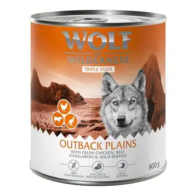 Wolf of Wilderness The Taste Of 6 x 800 g - The Taste Of The Outback - Wolf of Wilderness - Comparador de precios