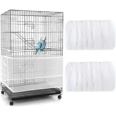 ZooVenture Funda protectora para jaula de pájaros - Blanco - Zooventure - Comparador de precios