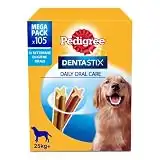 105 barritas Pedigree Dentastix Snacks Dentales para perros grandes - Pedigree - Comparador de precios