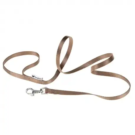Correa Nylon Club G Brown para perros Ferplast, 120 Cms - 10 mm - ferplast - Comparador de precios
