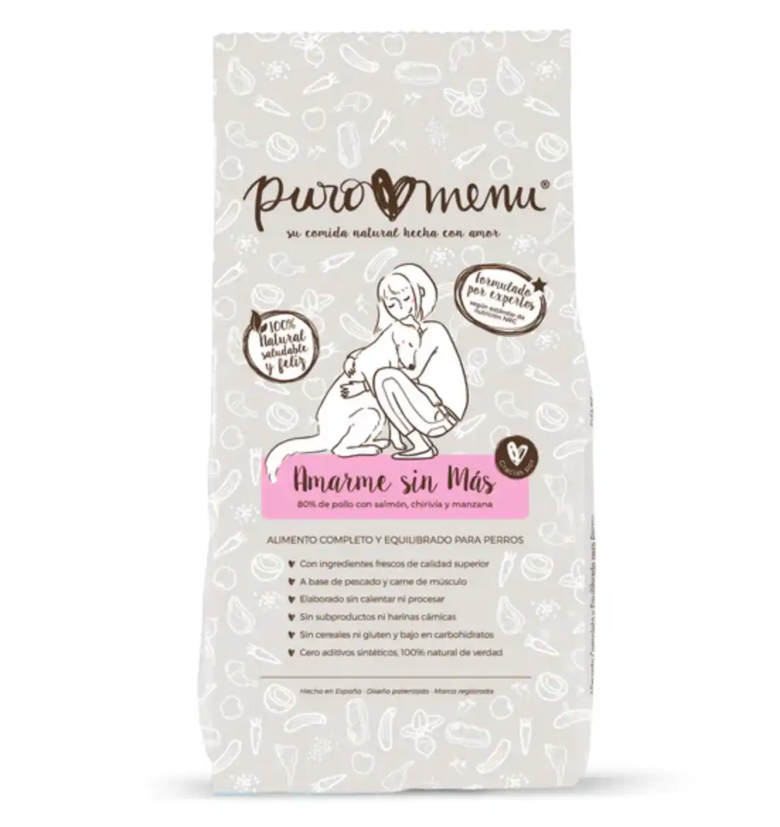 Pack iniciación dieta BARF perro pequeño (3,2Kg) | con 80% de carne de Vacuno | Sin cereales | Sin patata | Sin aditivos | 8 paquetes de 800g en medallones de 50g - Puromenu - Comparador de precios
