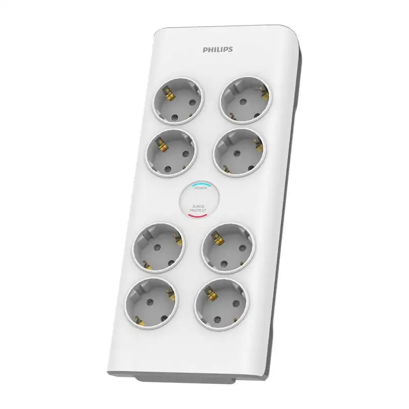 Philips SPN7080WA/10 Base Múltiple 8 Tomas 2m