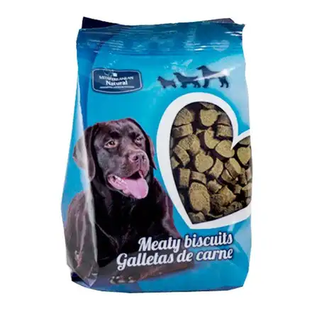 Snack para perros Mediterranean Natural Galletas de carne 300 gr