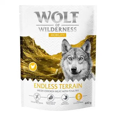 Wolf of Wilderness pienso para perros - Formato de prueba - Endless Terrain - 400 g (Explore, con pollo) - Wolf of Wilderness - Comparador de precios