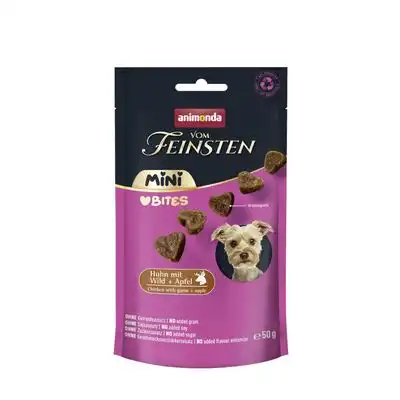 Animonda Vom Feinsten Adult Mini Bites - 10 x 50 g pollo con caza y manzana - Pack Ahorro - Animonda Vom Feinsten - Comparador de precios