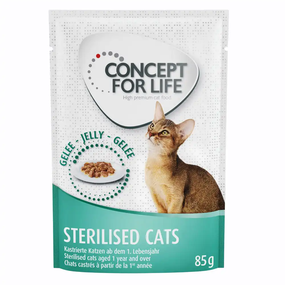 Concept for Life Sterilised Cats en gelatina - 12 x 85 g