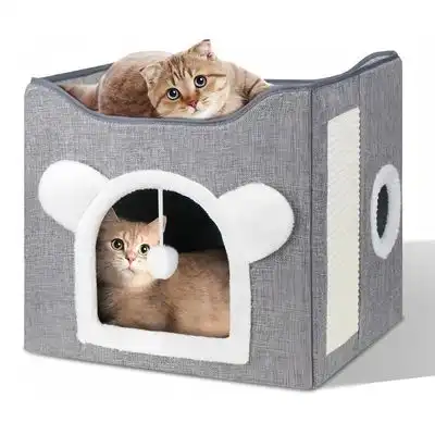 IntiMeg Casa plegable para gatos - Una pieza - IntiMeg - Comparador de precios