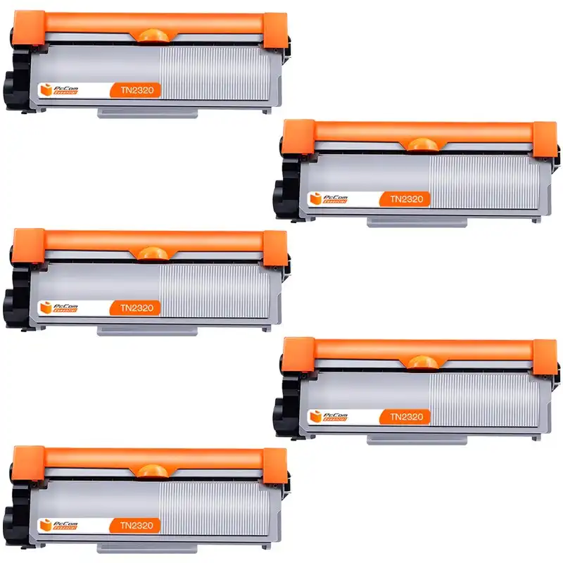 Pccom Essential Brother TN2320/TN2310 Tóner Compatible Negro Pack 5