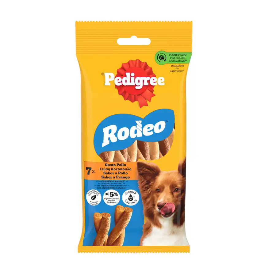 Pedigree Rodeo Barritas Pollo Snacks para perros - 7 barritas - Pedigree - Comparador de precios